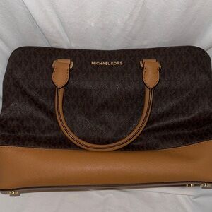Michael Kors Brown and Tan Tote